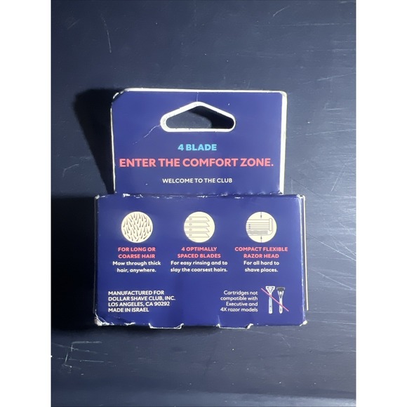 Dollar Shave Club 4 Blade 4 Cartridge Refill - Picture 2 of 2